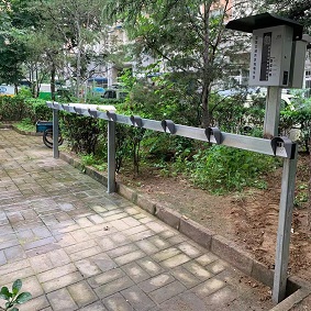 小区电动车充电桩案例